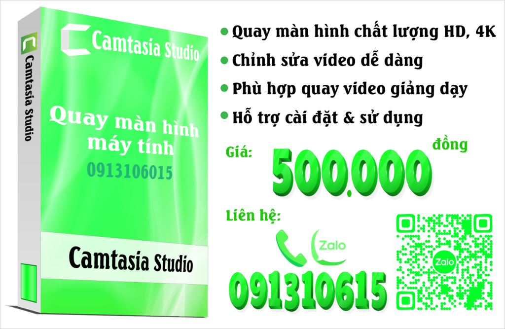 quay màn hình máy tính camtasia